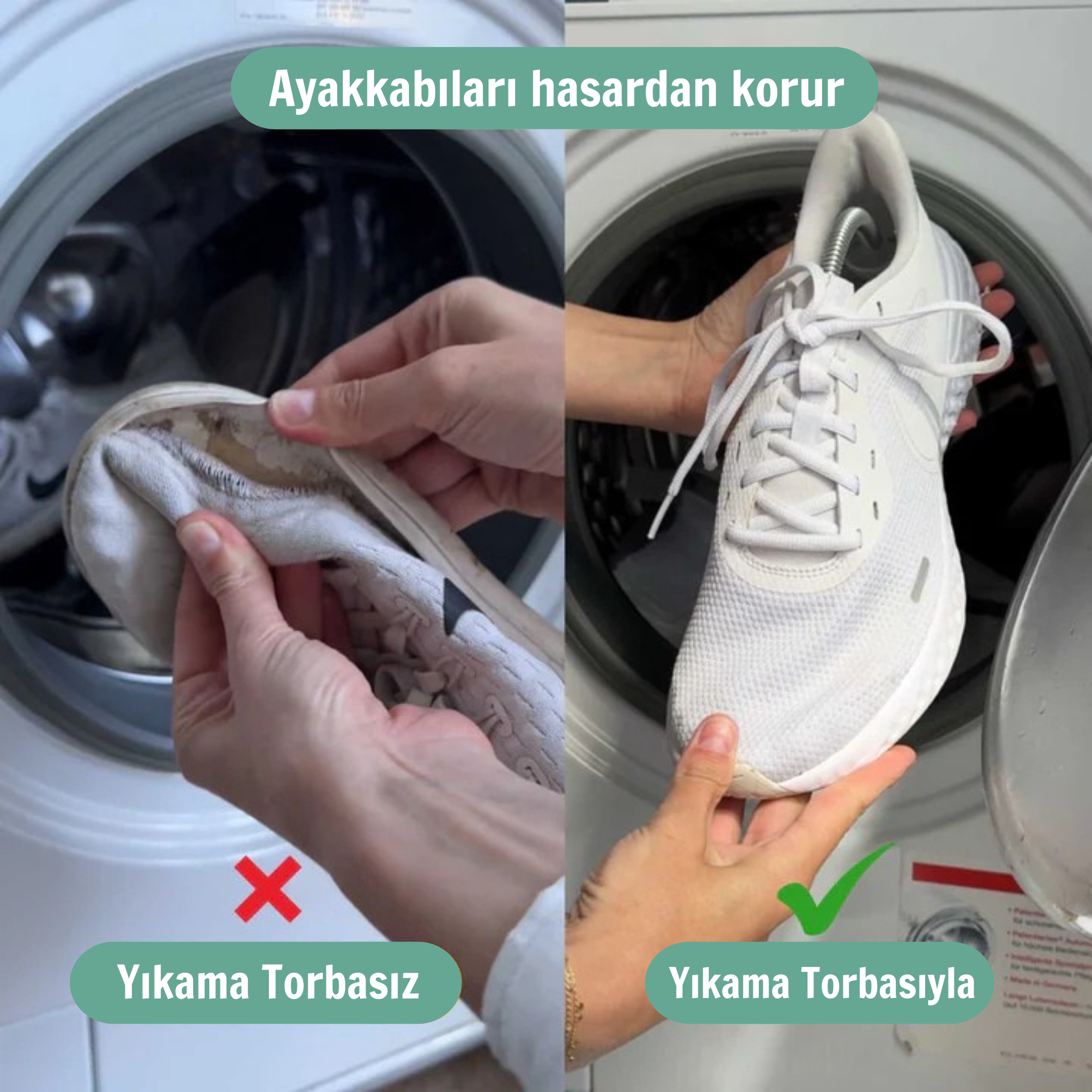 WushCush™ Ayakkabı Yıkama Çantası